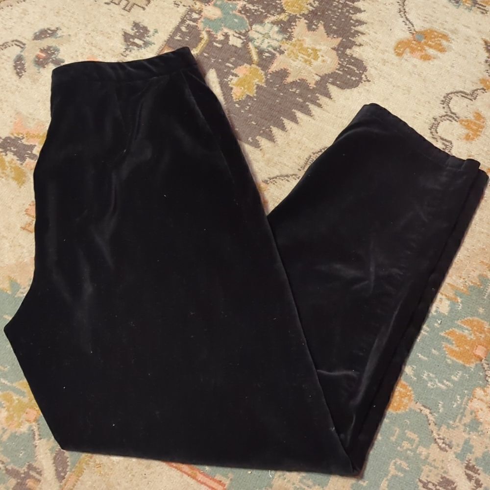 crazy horse liz claiborne Company‎ Velour Black Pants
